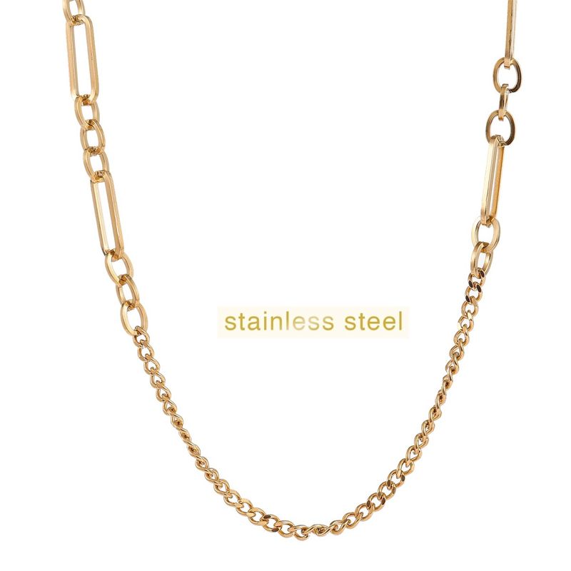 Chunky Long Necklace - Gold