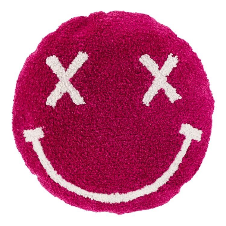 Kussen Smile - Fuchsia Kussen Smile - Fuchsia