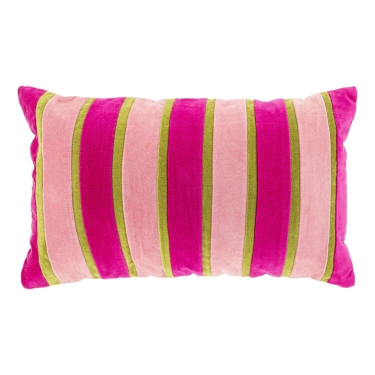 Kussen Riga - Roze / Groen