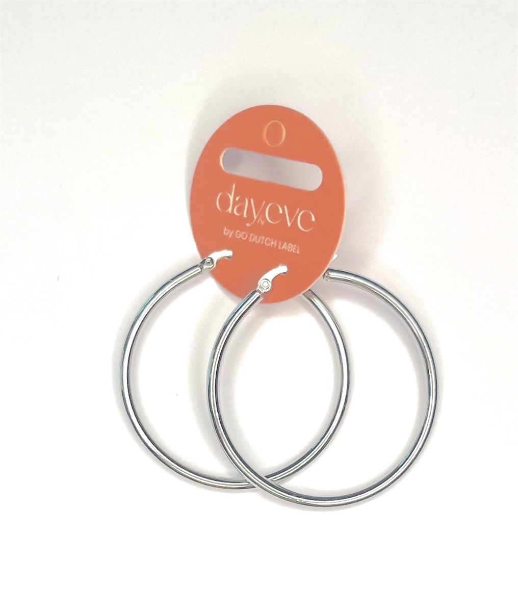 Essential Hoop - 50mmx3mm Silver
