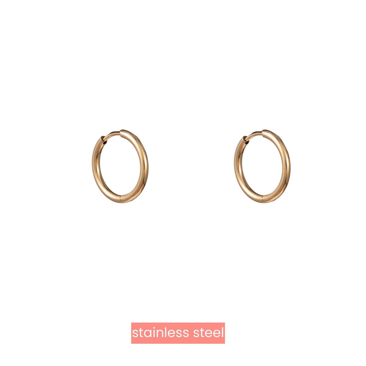 Hoop 2 x 15 mm - Gold