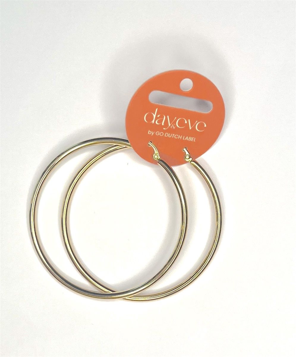 Essential Hoop - 60mmx3mm Gold