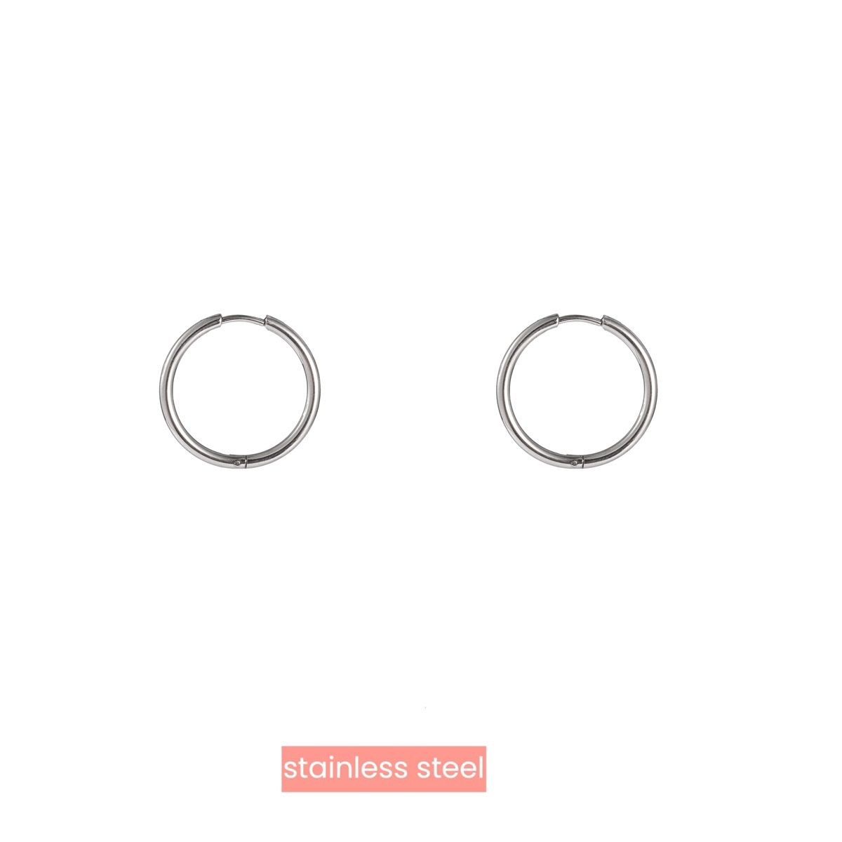 Hoop 2x18mm - Silver