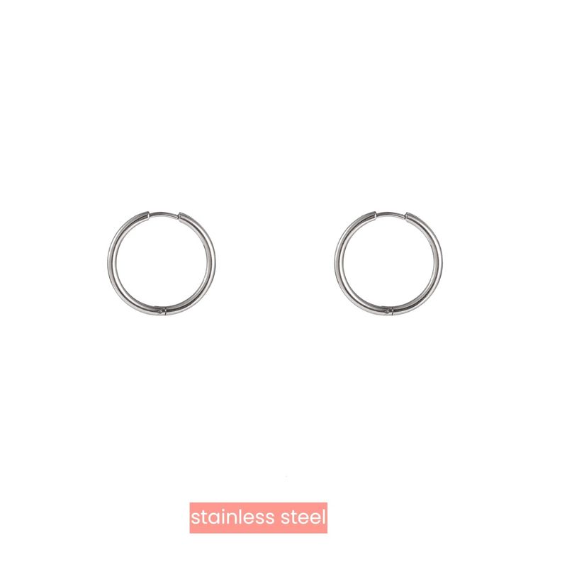 Hoop 2x18mm - Silver