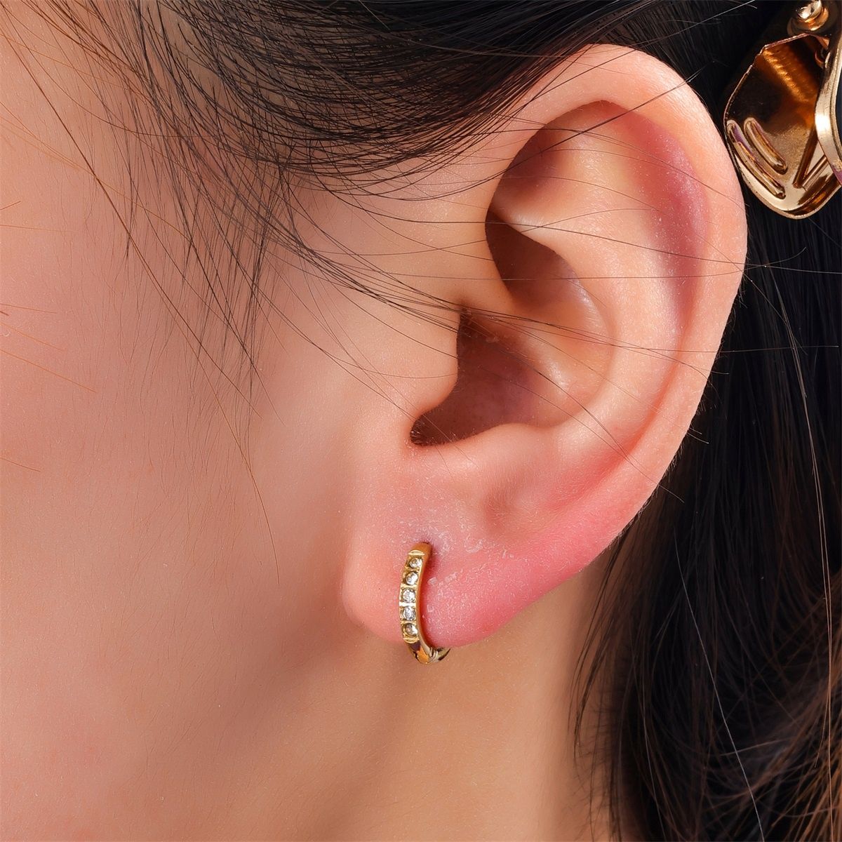 Sparkle Hoop 10mm - Gold