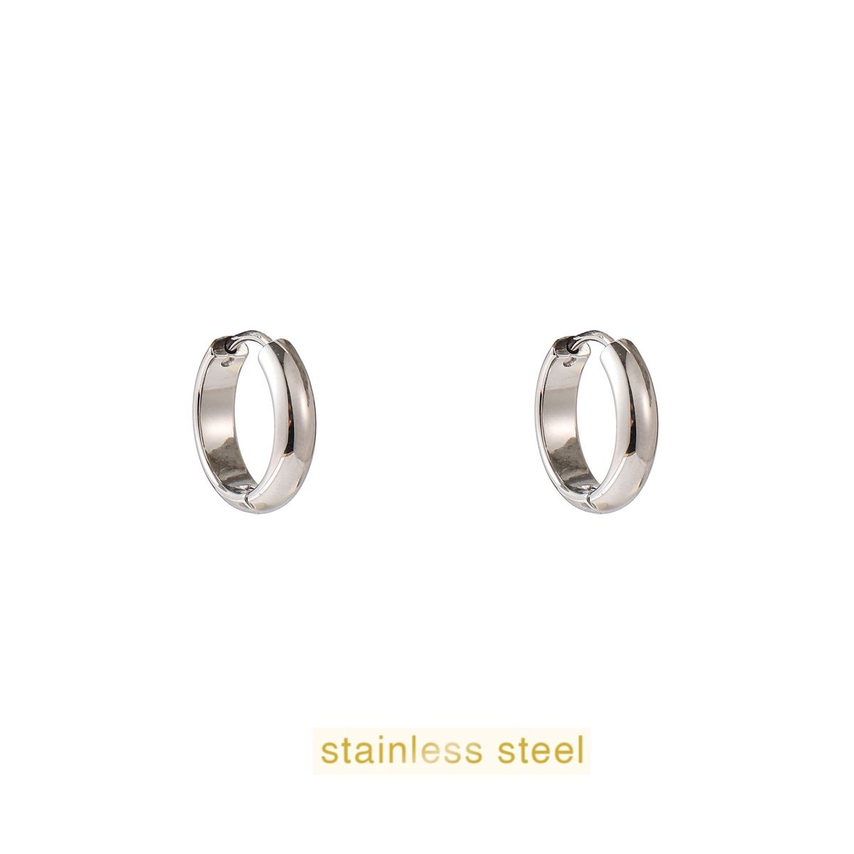 Essential Hoop 4mm x 12mm - Silver