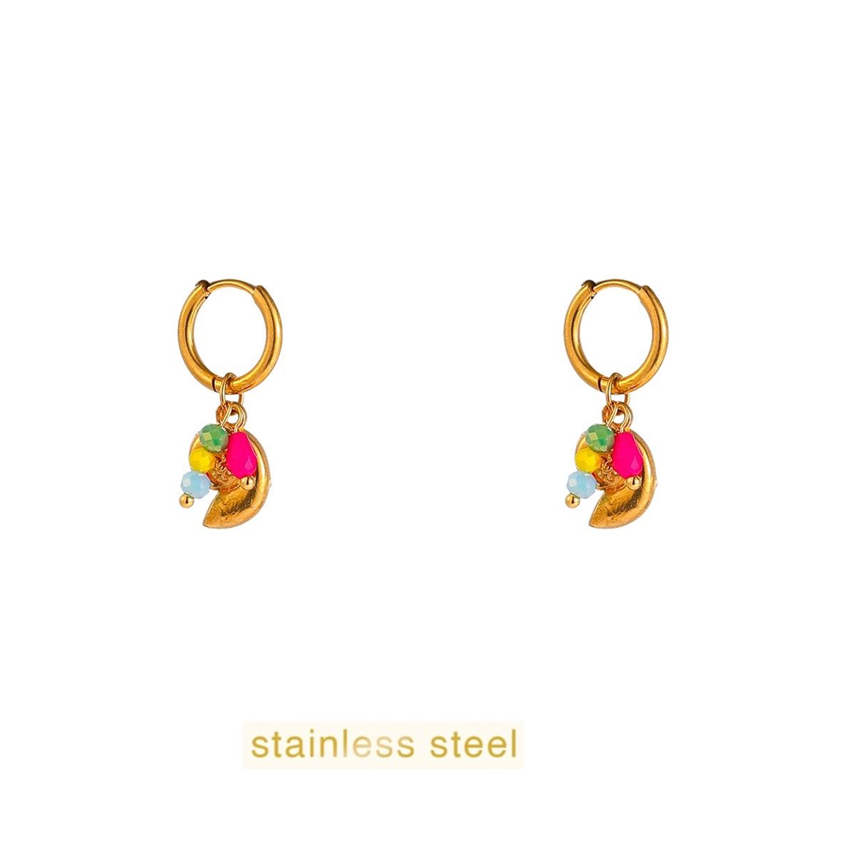 Summer Shellfish Hoop - Gold