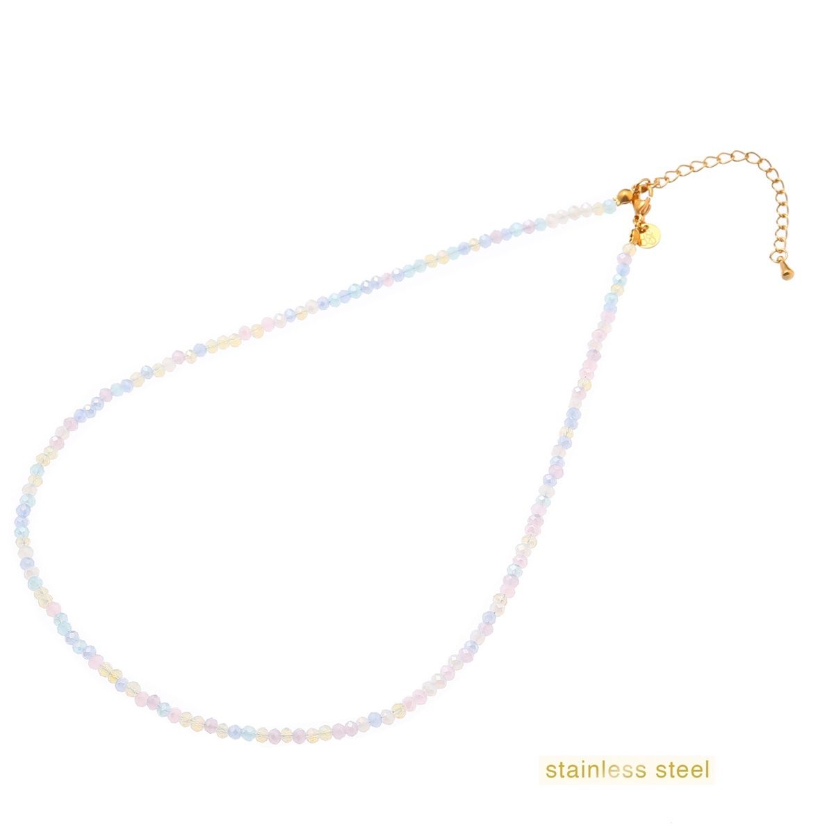 Beads Necklace - Blue Mix