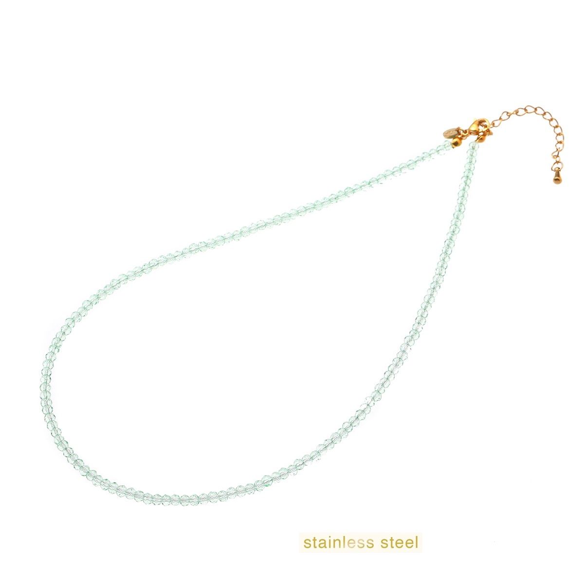 Beads Necklace - Mint