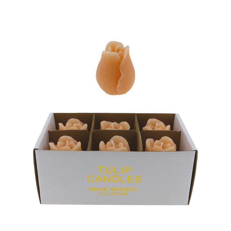 Deco Candle Tulip - Peach