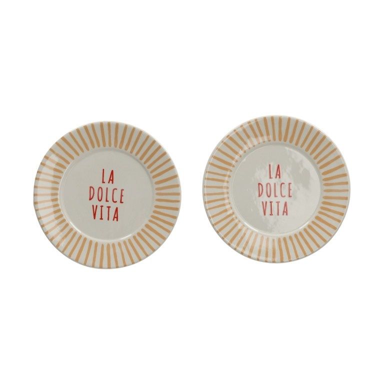 Gebaksbordje - La Dolce Vita 2st