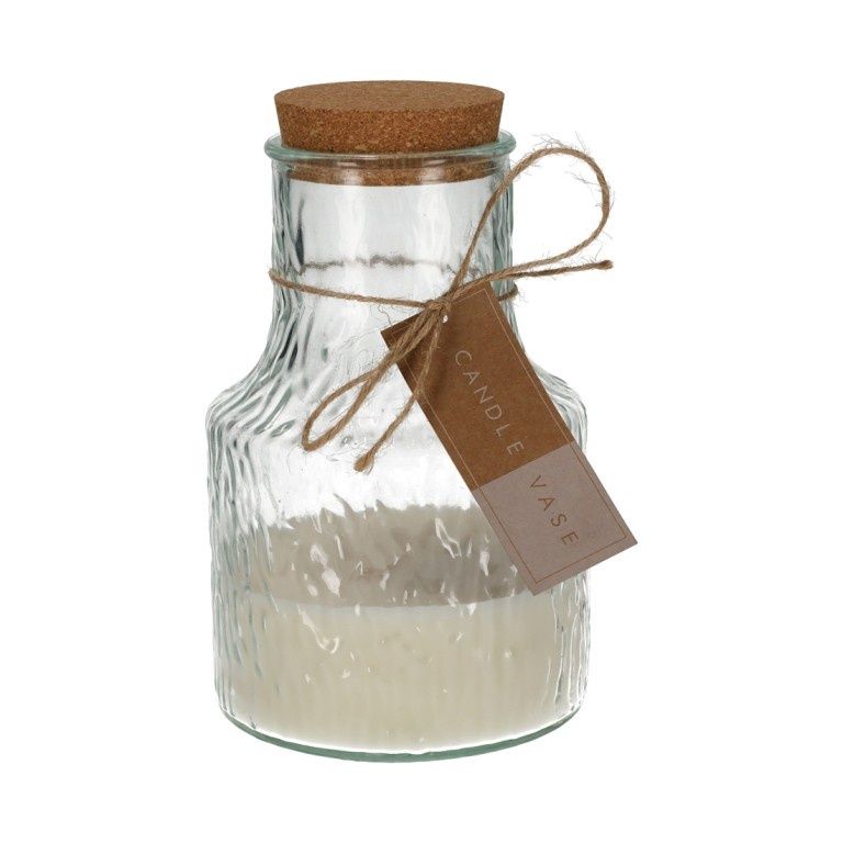 Kaars Vaas - Wit