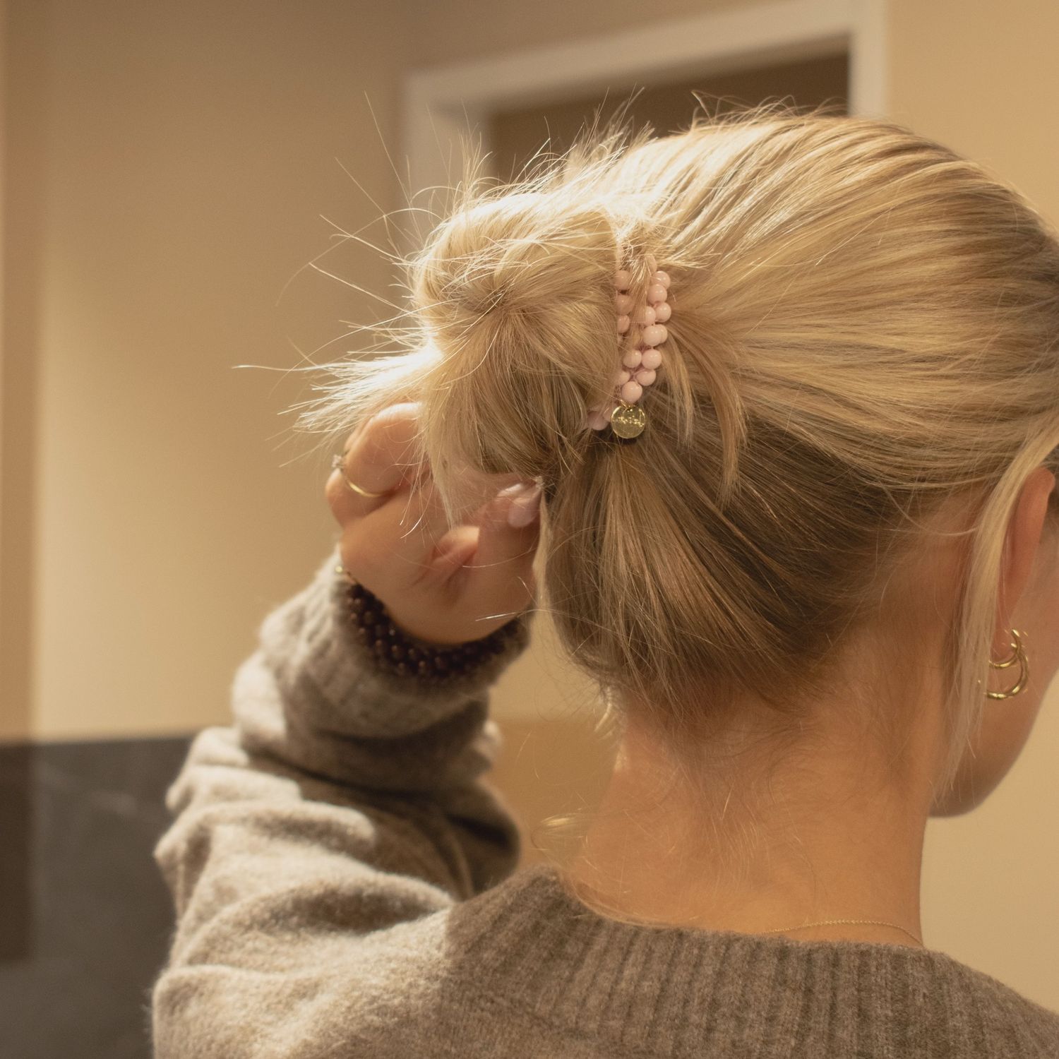 Stiekie - Stainless Steel Gold/Pearl