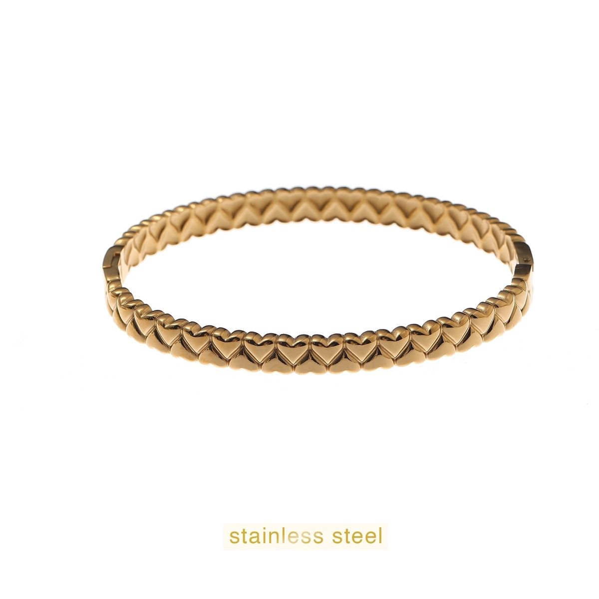 Lots of Hearts Bangle - Gold