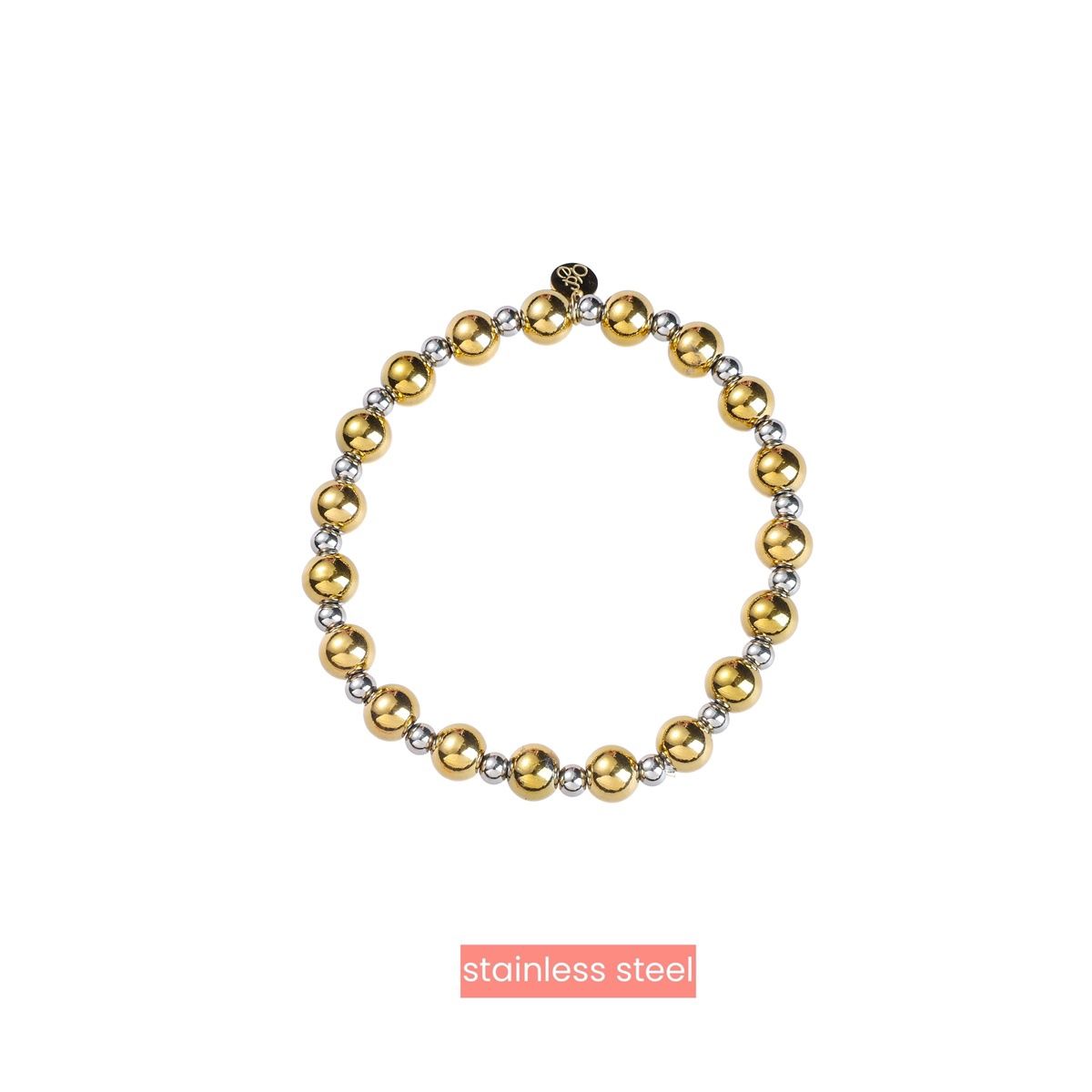 Balsy Bracelet Two Tone 4mm 7mm Gold Silver