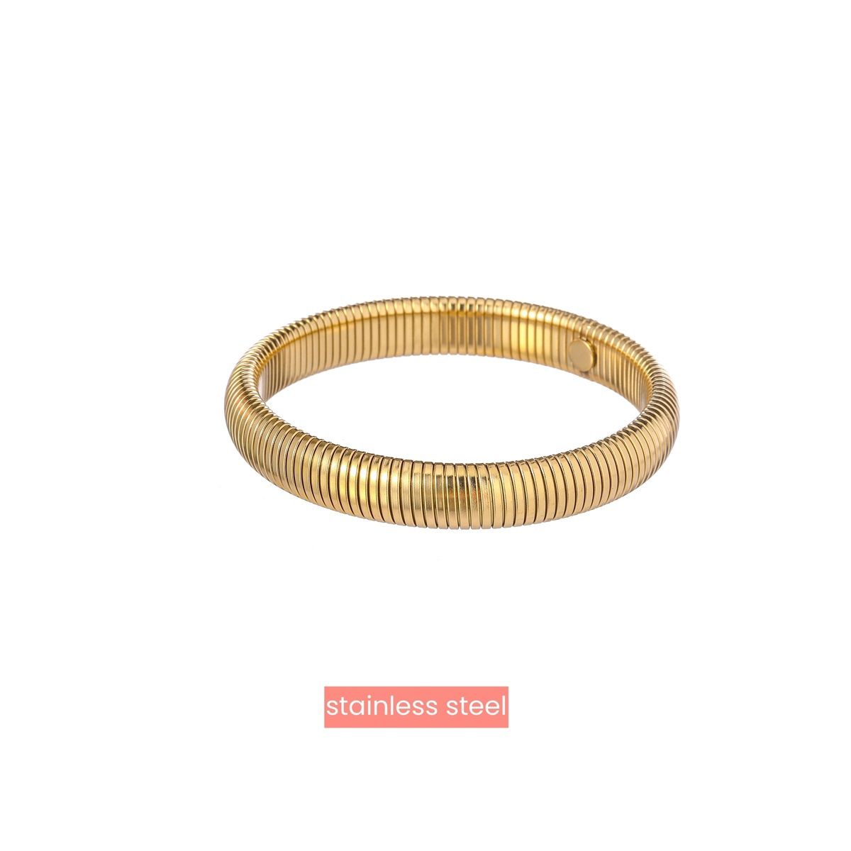 Armband B4713-2 Spring Bracelet 10mm Gold