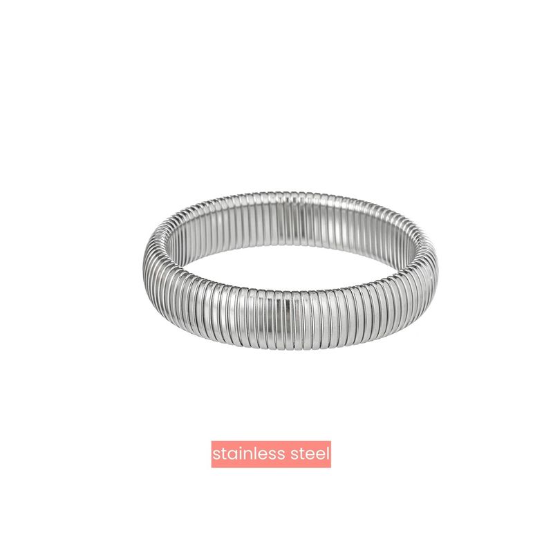 Spring Bracelet 15mm - Silver