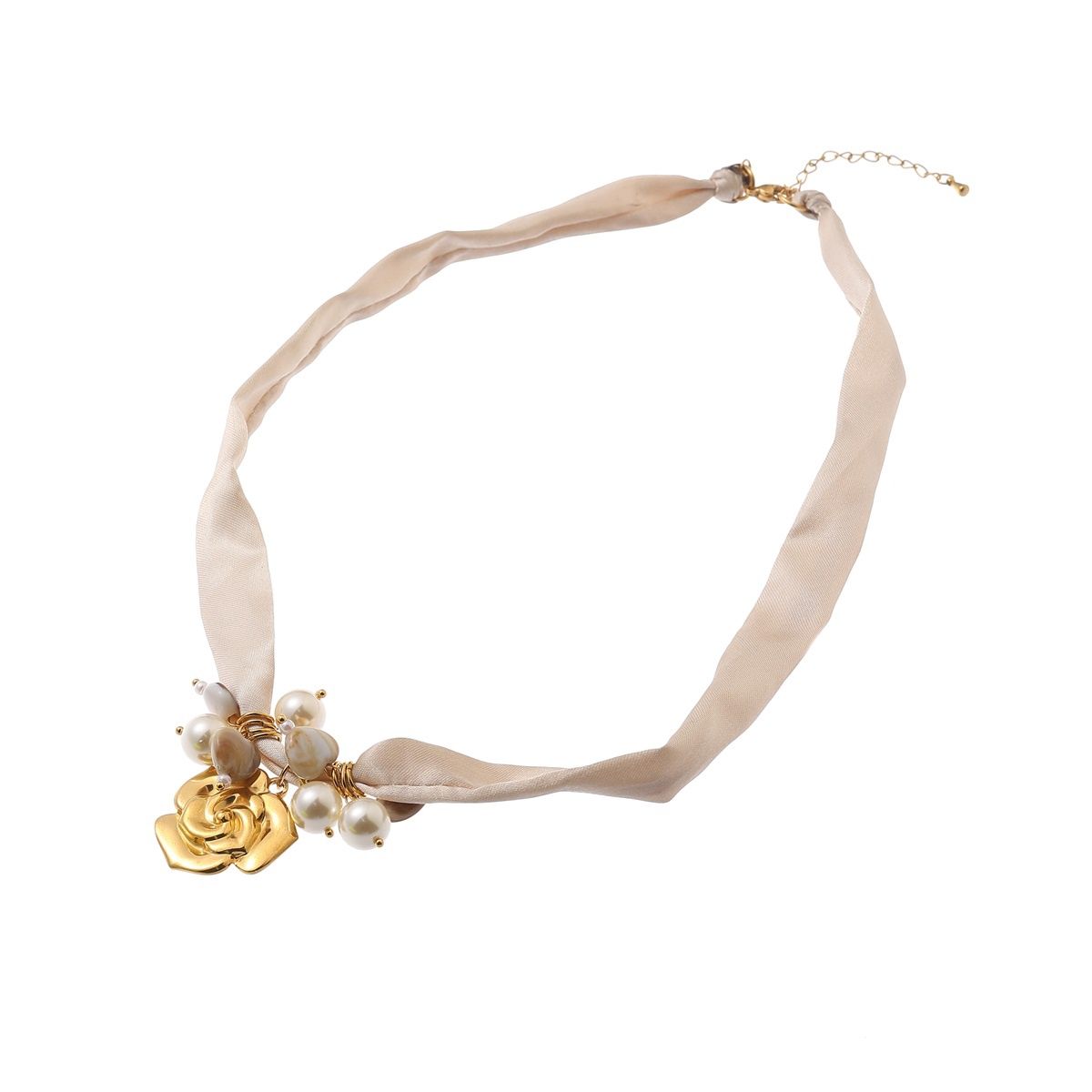 Satin Necklace - Off White