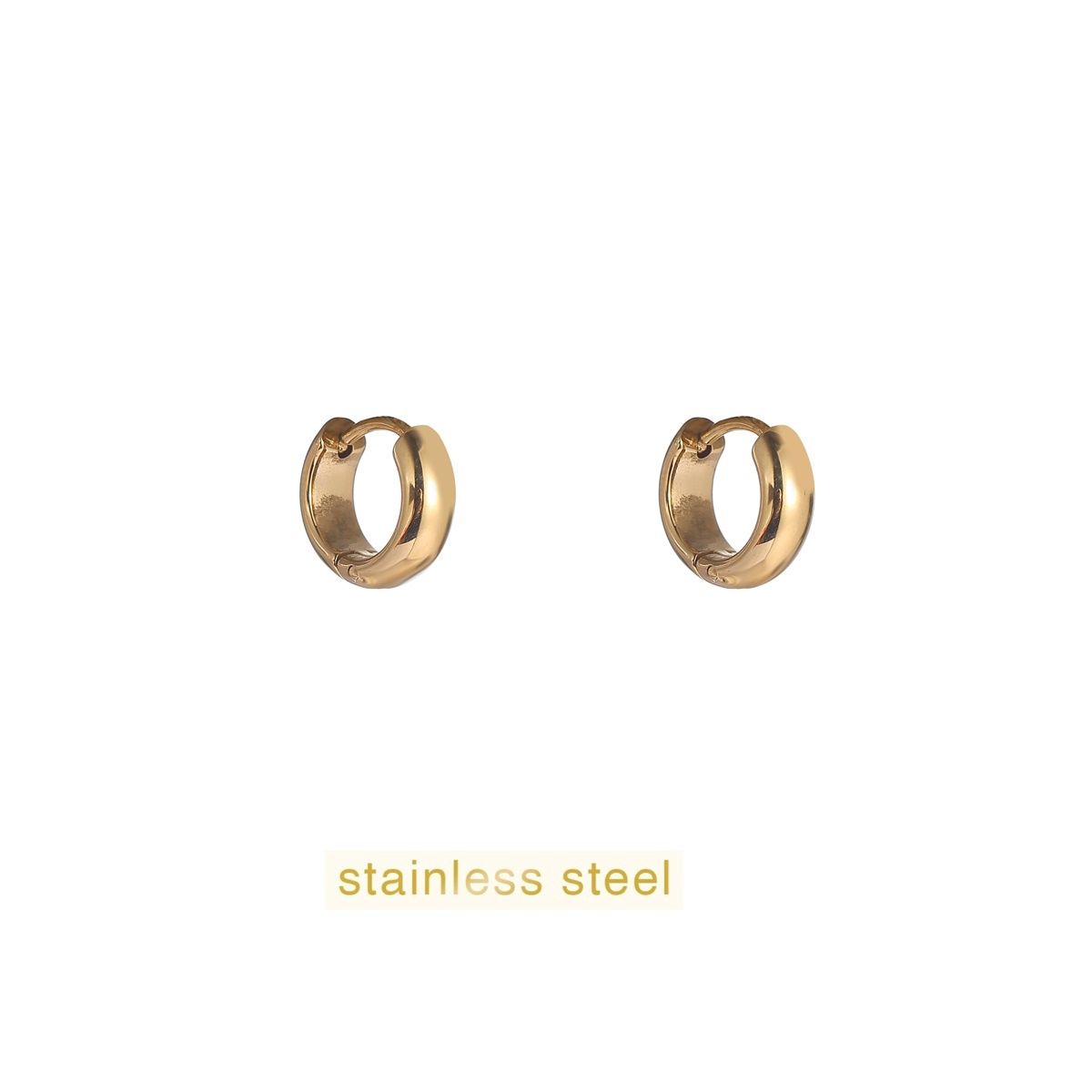 Essentials Hoop 4mmx7mm - Gold