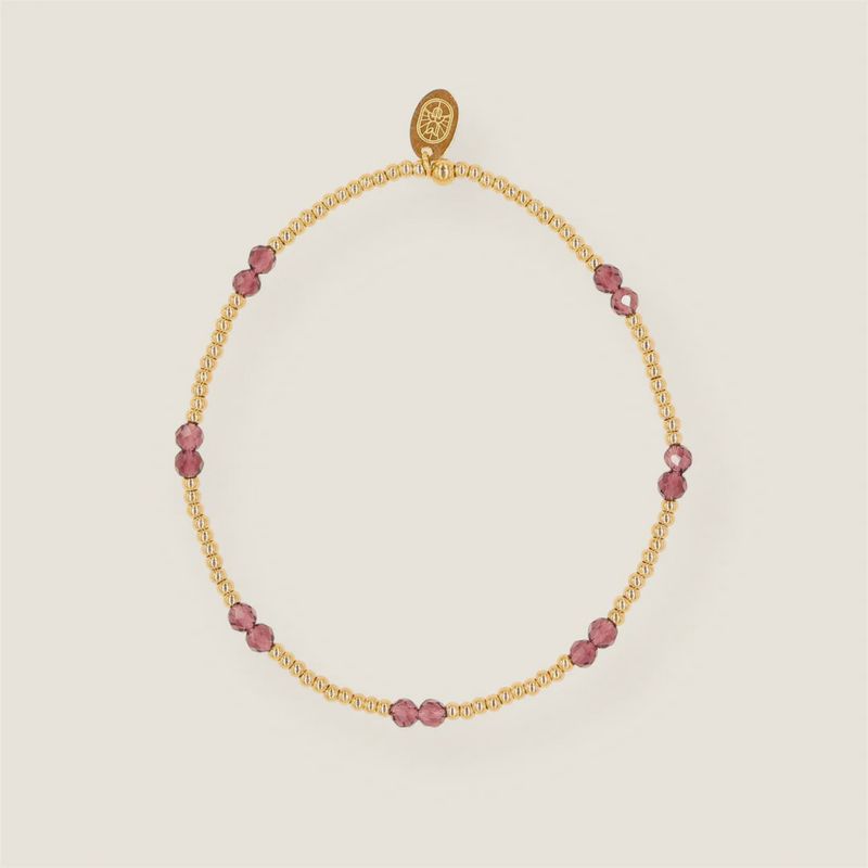 Purple Facet Armband