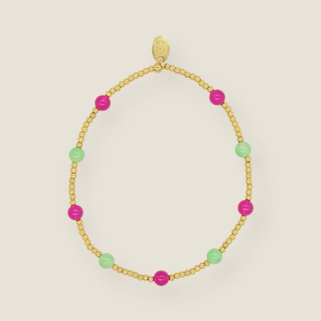 Green Fuchsia Armband