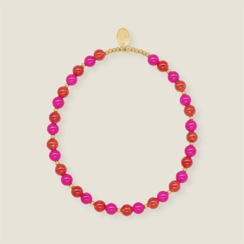 Bordeaux Kiss Armband