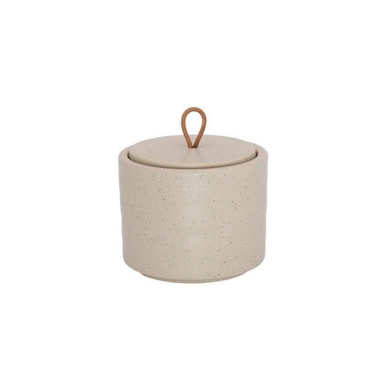 Storage Jar Silke L - Taupe