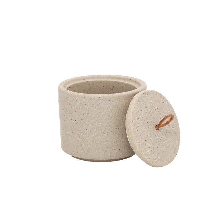 Storage Jar Silke L - Taupe