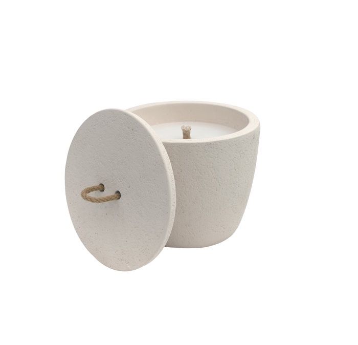 Outdoor Candle Olivier - White