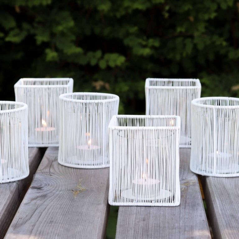 Tealight holder Timon - White