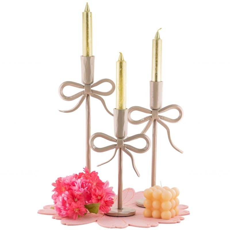 Vilten Bloemen Placemat 30cm - Roze