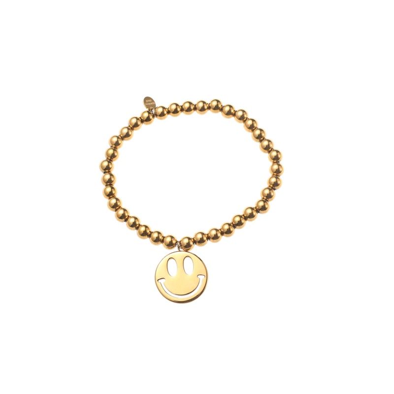 Big Balsy Smiley Bracelet - Gold