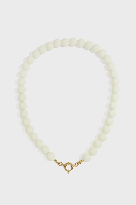 Kralen Ketting - Wit