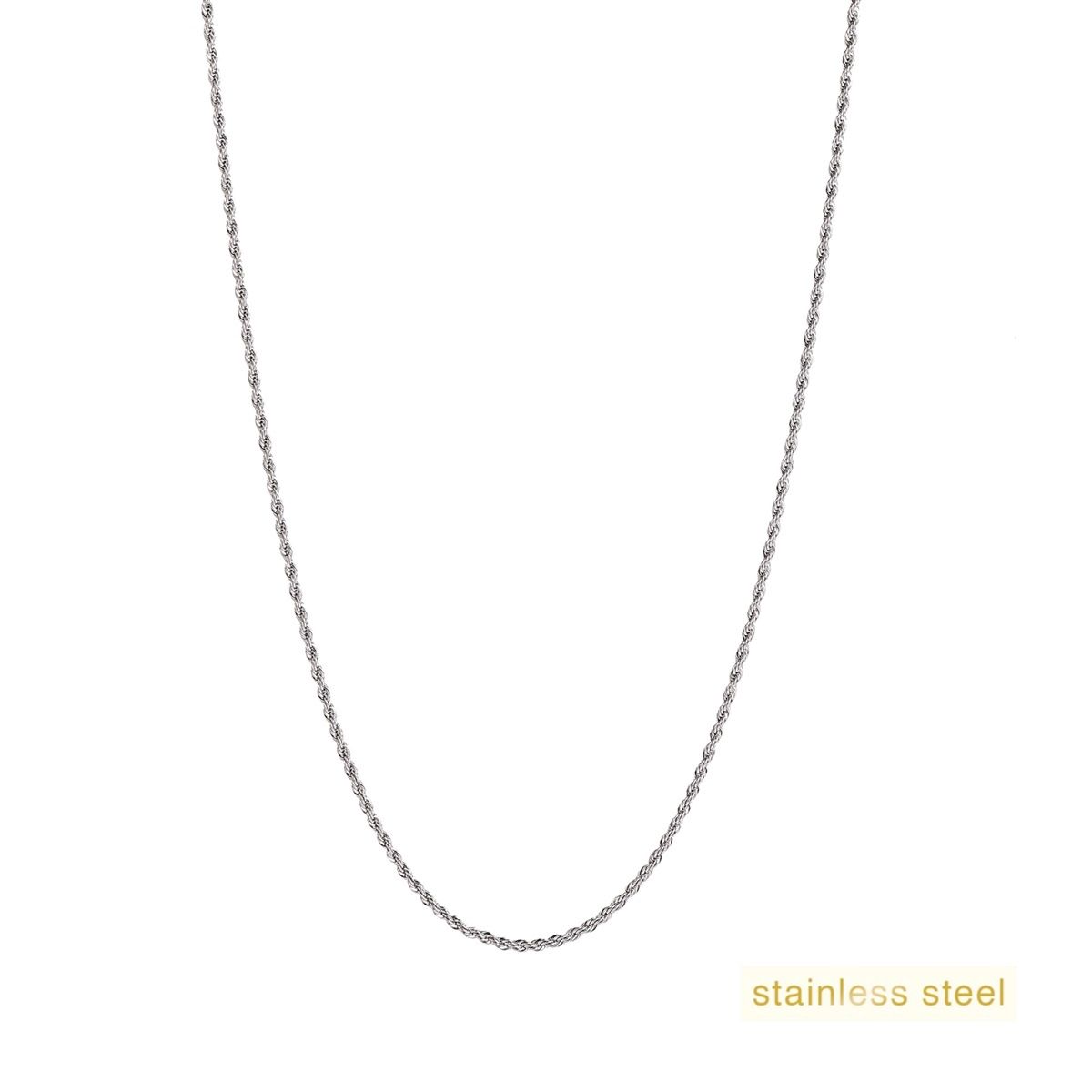 Ketting Small Twist 50cm - Silver