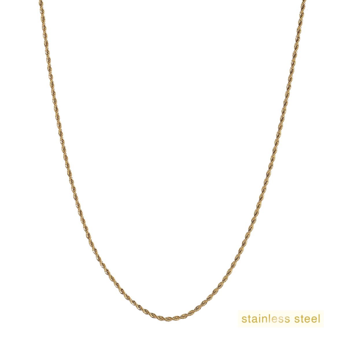 Ketting Small Twist Necklace 50cm - Gold