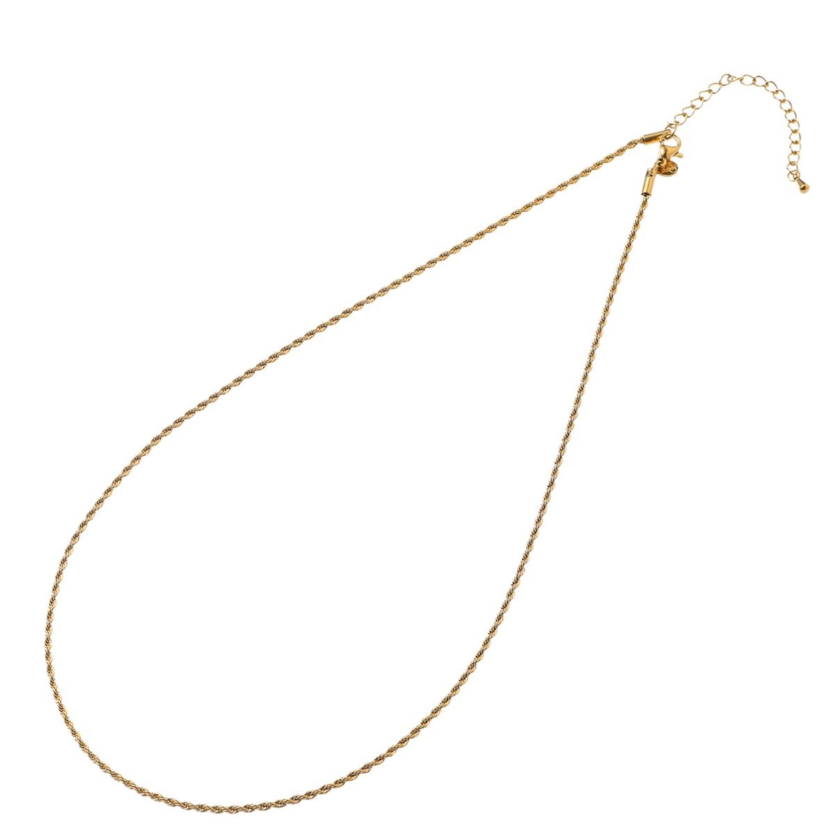 Ketting Small Twist Necklace 50cm - Gold