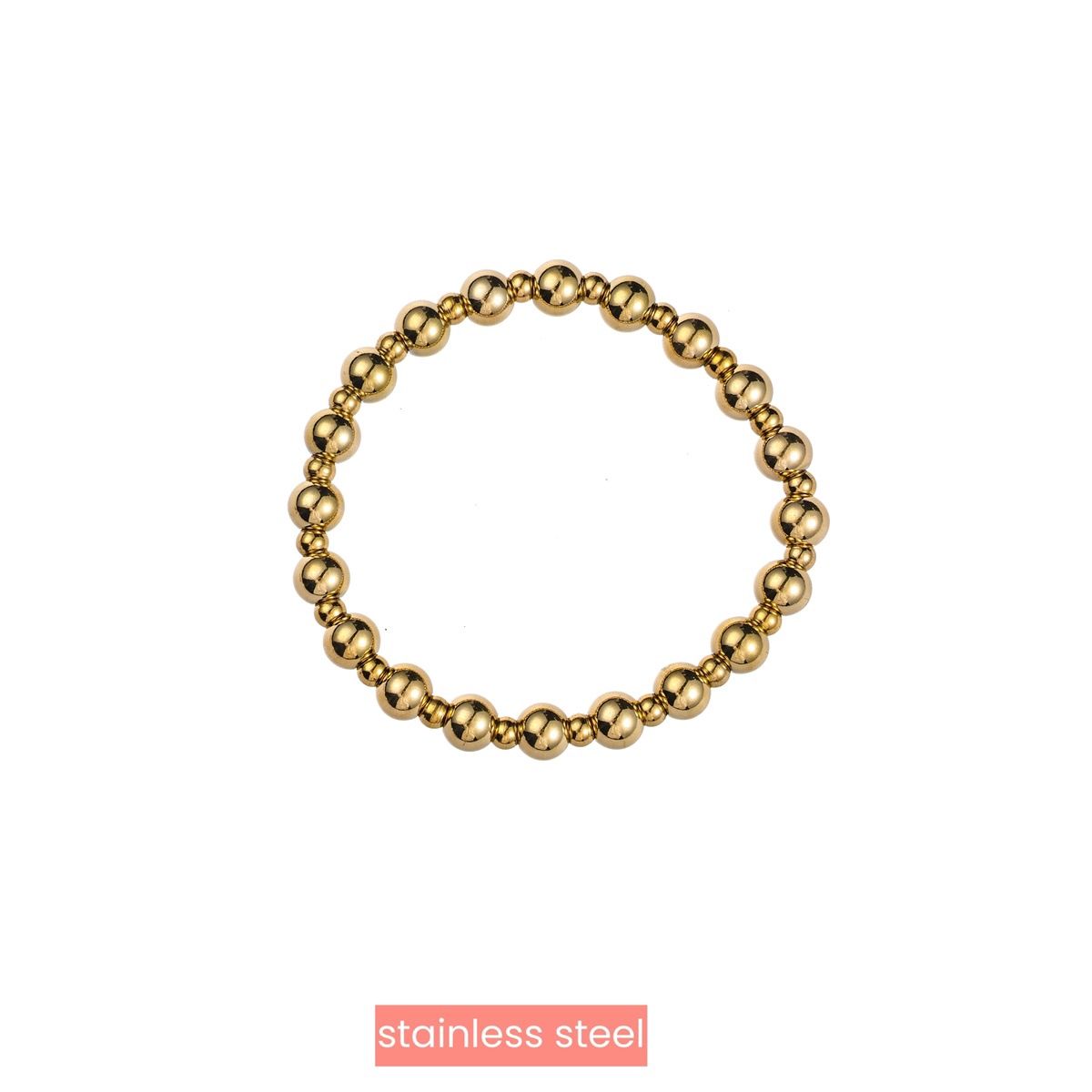 Basly Bracelet 4mm + 7mm - Gold