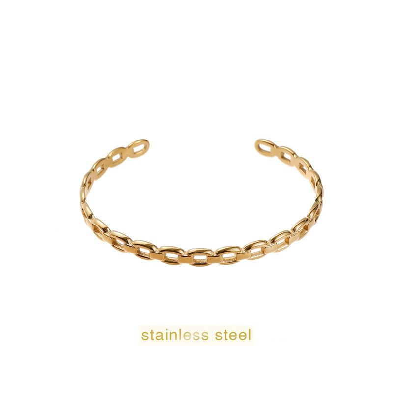 Link Bangle - Gold