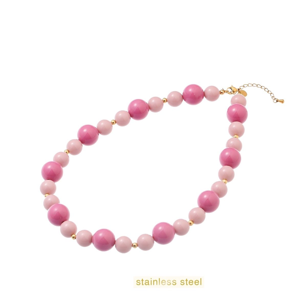 Balls Necklace - Pink / Lilac
