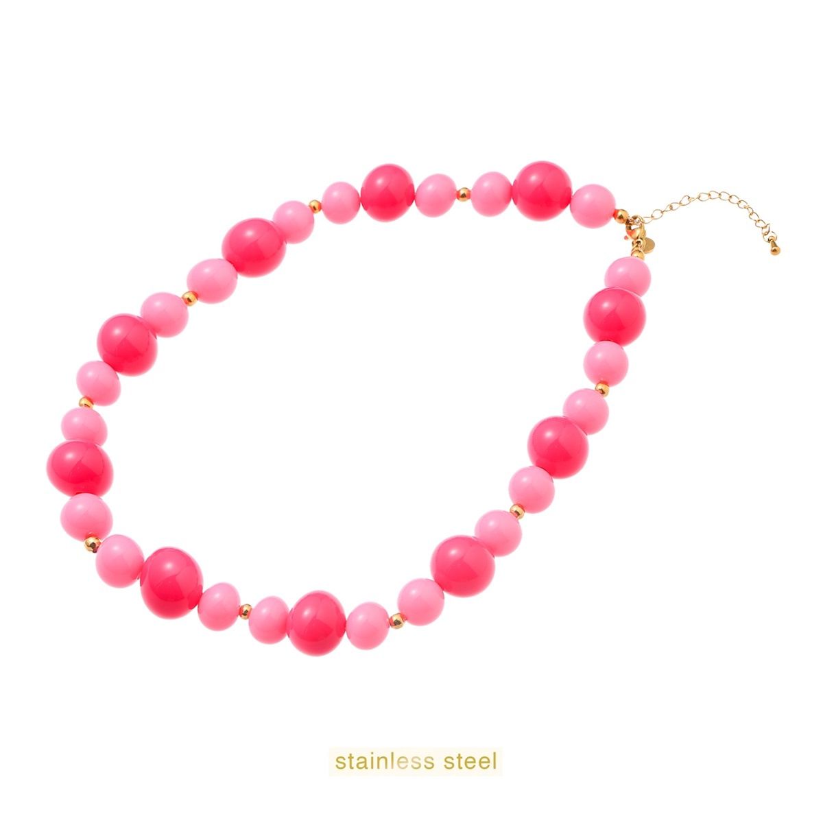 Balls Necklace - Pink