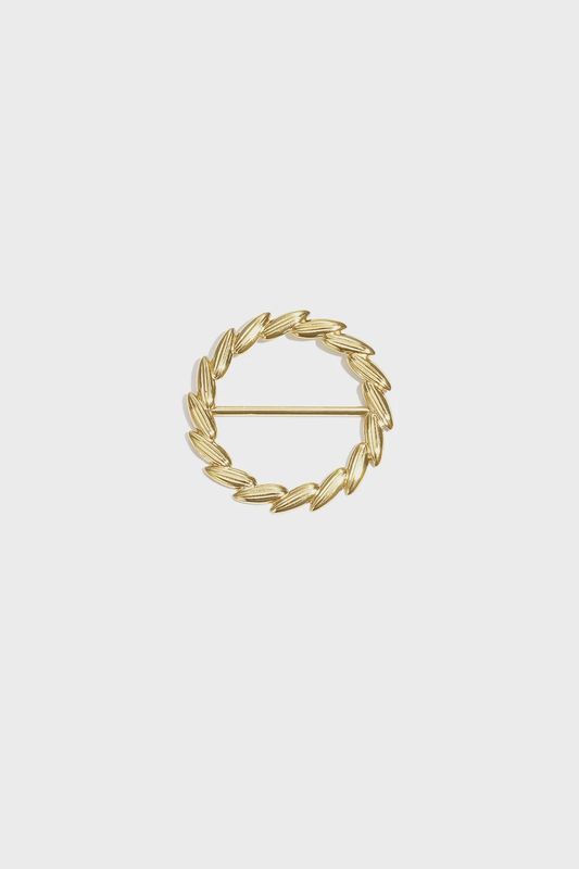 Sjaal klemmetje rond - Goud