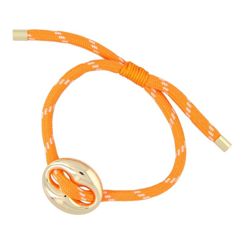 Fushi Gouden Knoop Armband - Oranje