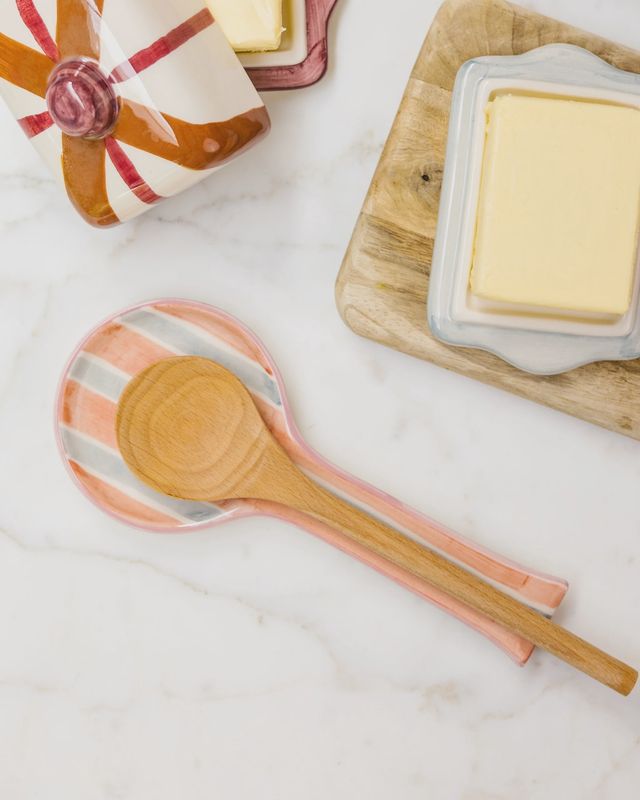 Spoonrest Levi - Lightblue / Blush
