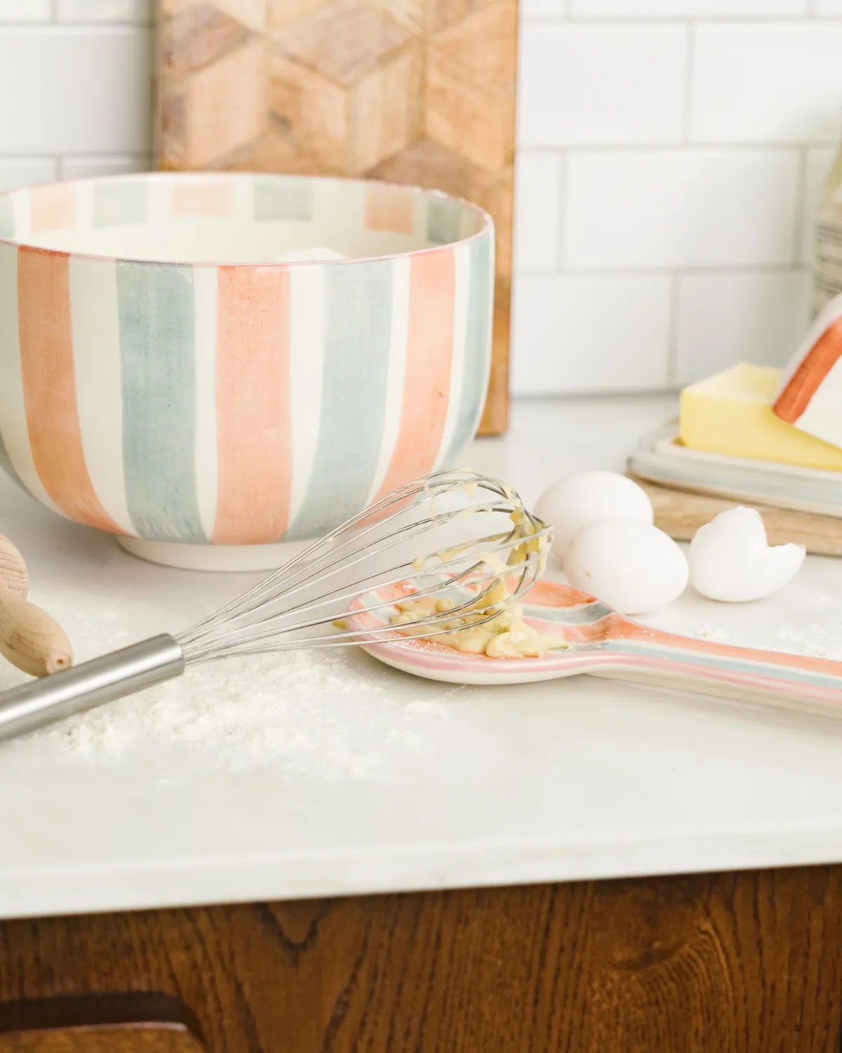 Spoonrest Levi - Lightblue / Blush