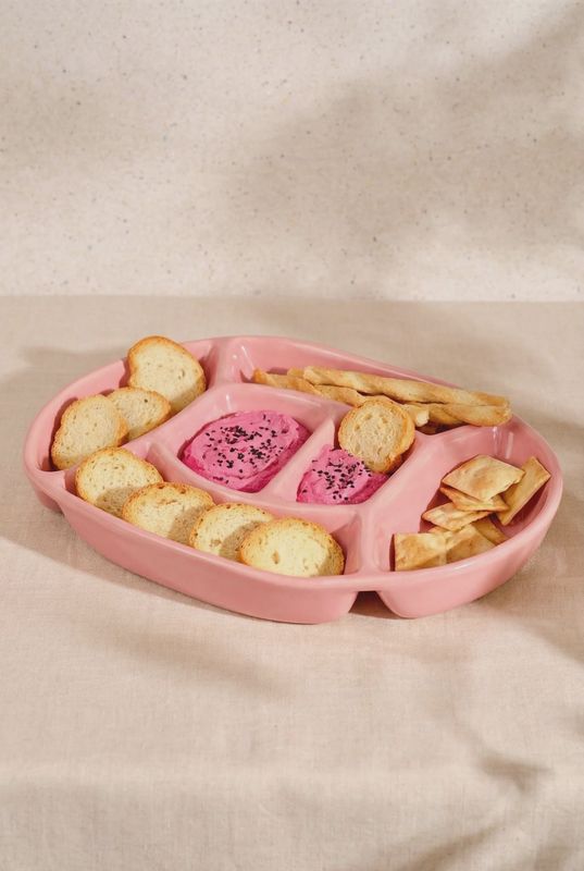 Snack Platter Iris - Pink