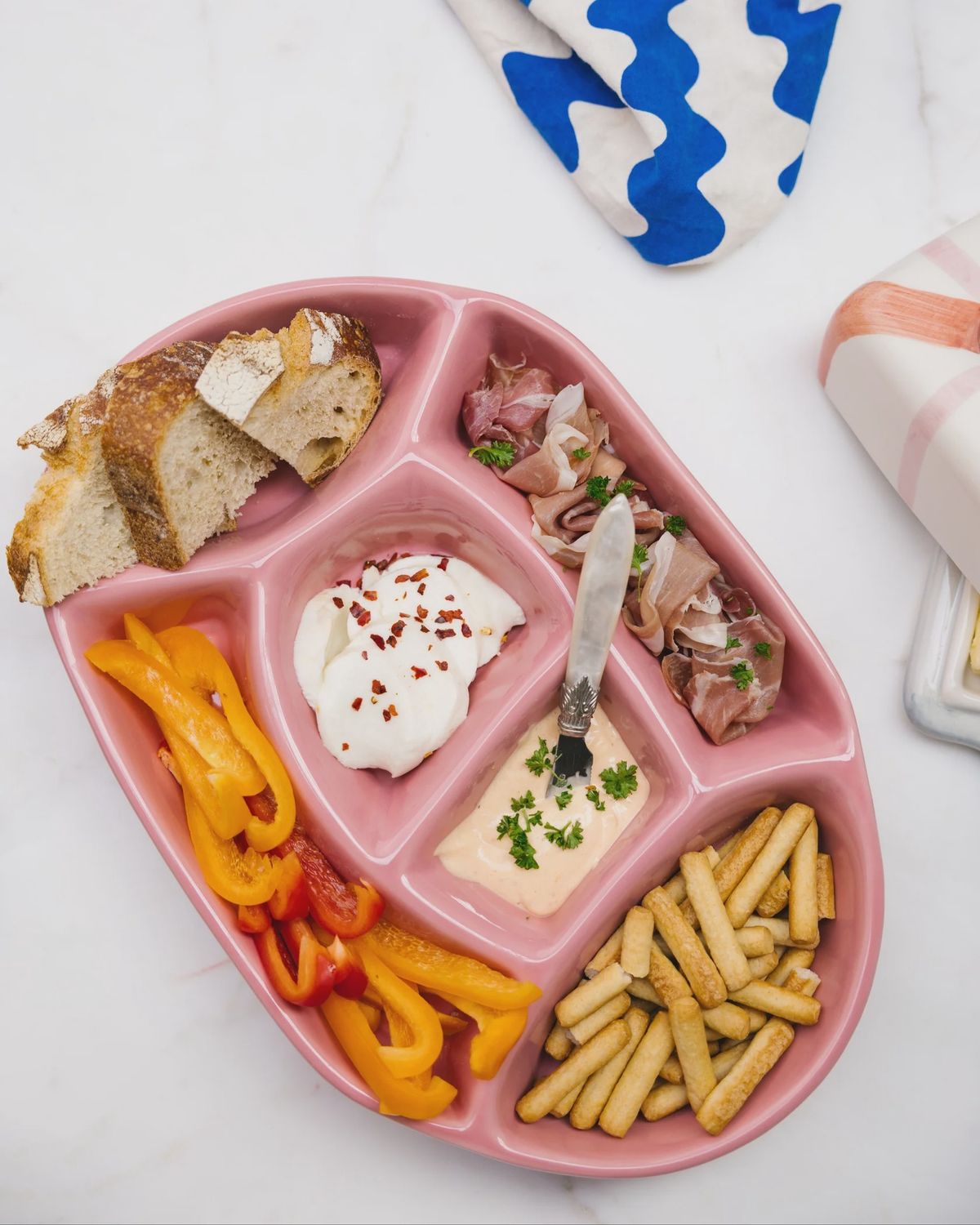 Snack Platter Iris - Pink