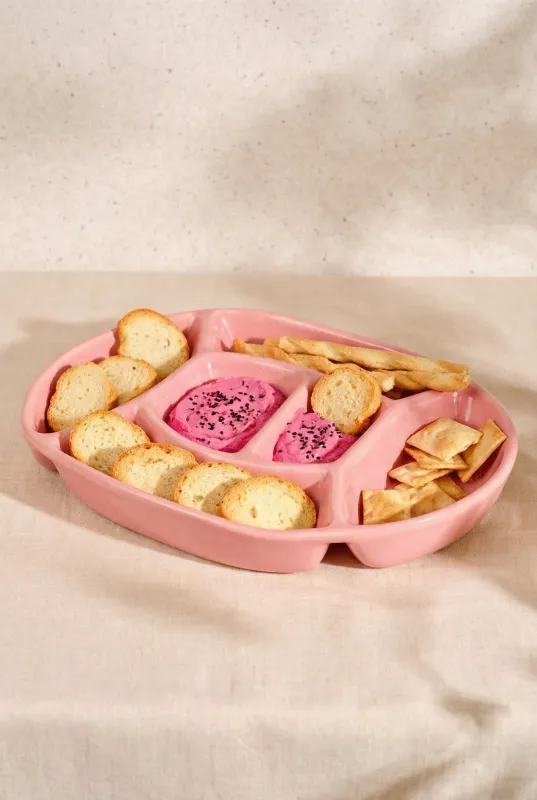 Snack Platter Iris - Pink