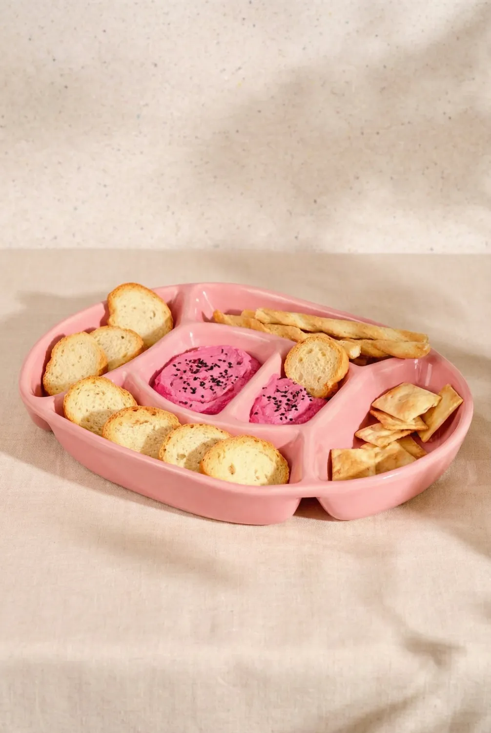 Snack Platter Iris - Pink