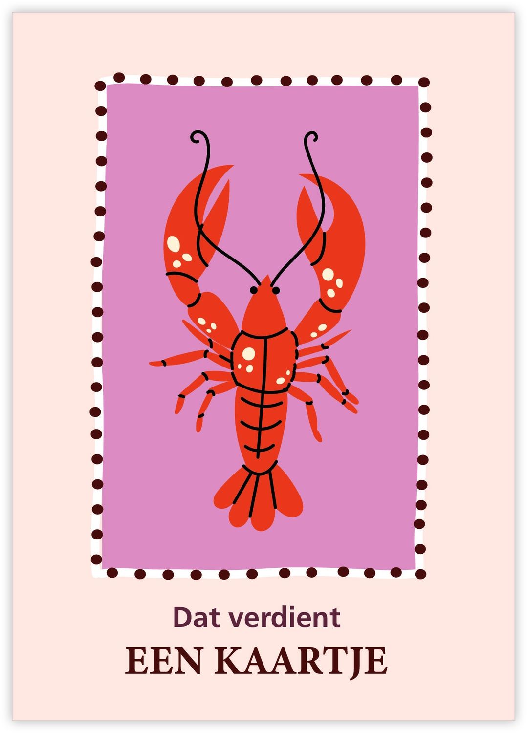 Kaart - Dat verdient een kaartje