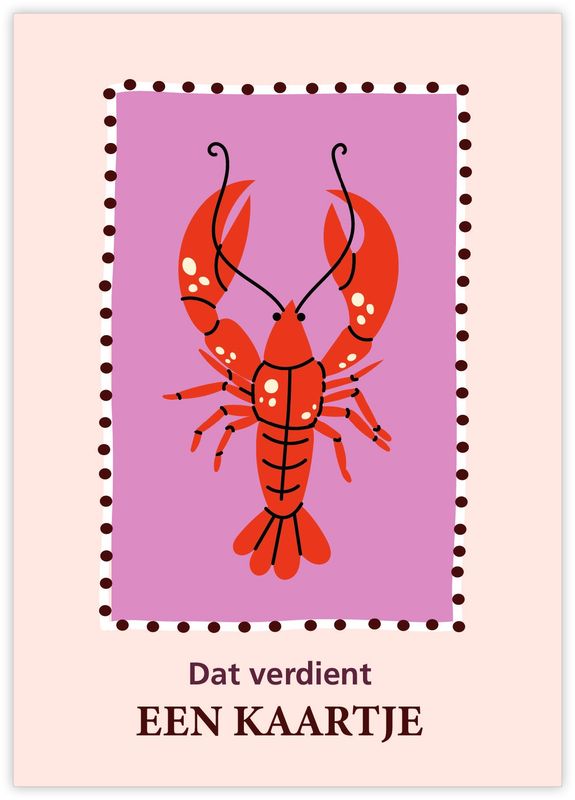 Kaart - Dat verdient een kaartje